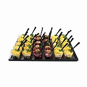 Mini Salat Einweg Schieferplatte 30 Stk.